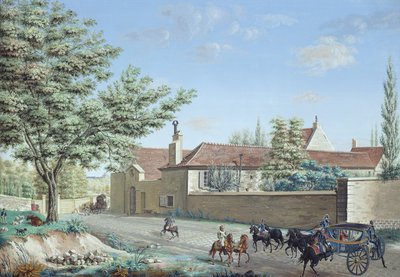 Uitzicht op de boerderij Trou d